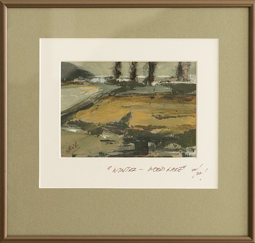 Winter.  Wood Lake