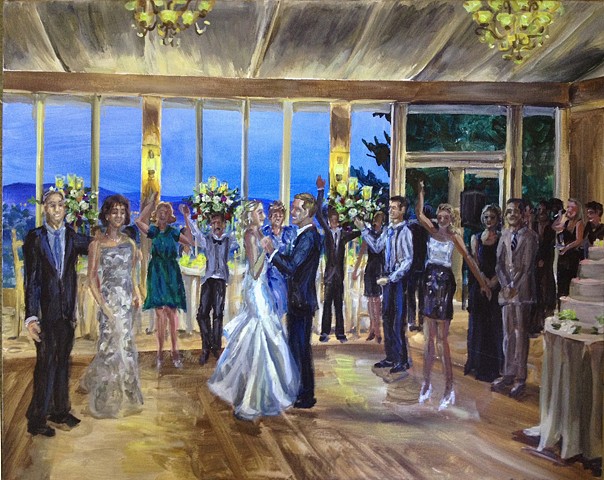 Wedding reception at the Mansion at Natirar
