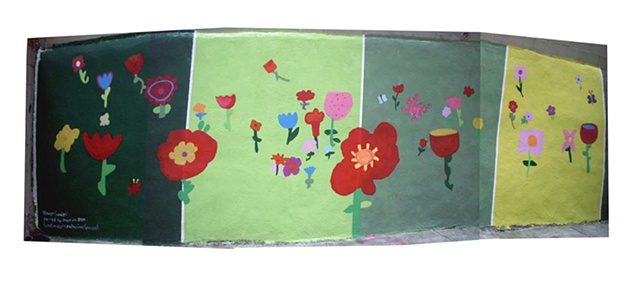 Flower Garden Mural, Safe Haven 