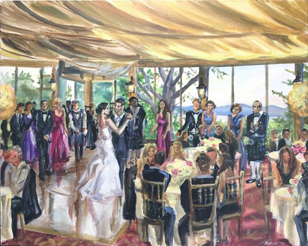 Wedding Reception at Tappan Hill, Tarrytown, NY