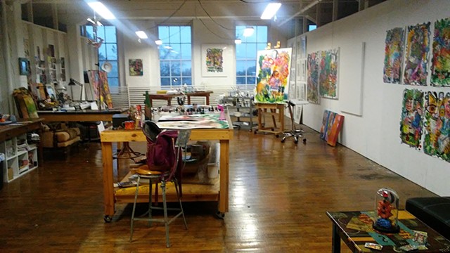 A view of my 16th Street Studio in Racine, Wisconsin
