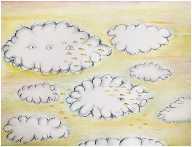 "Gently Gliding through February" from "Clouds with Eyes Floating Across the February Sky"