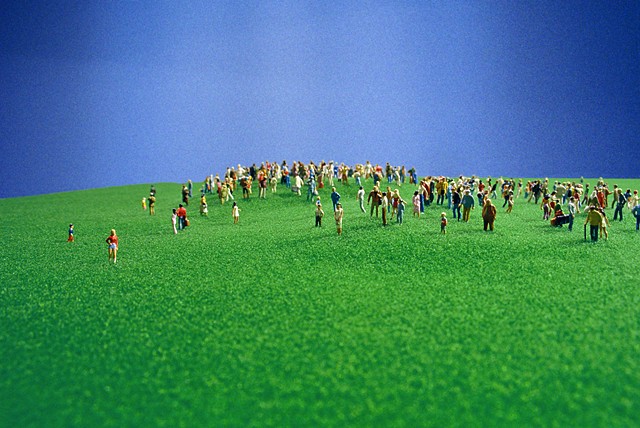 John Espinosa "A crowd in a field of grass" at Fredric Snitzer Gallery, Miami and Black Dragon Society, LA and The Weatherspoon Art Museum University of North Carolina