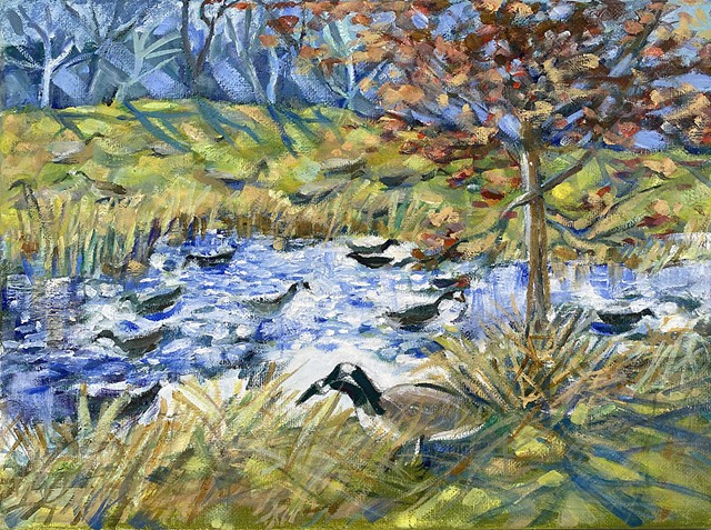 Canada Geese in Autumn #2