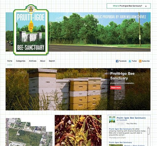 pruitt-igoe bee sanctuary web stie