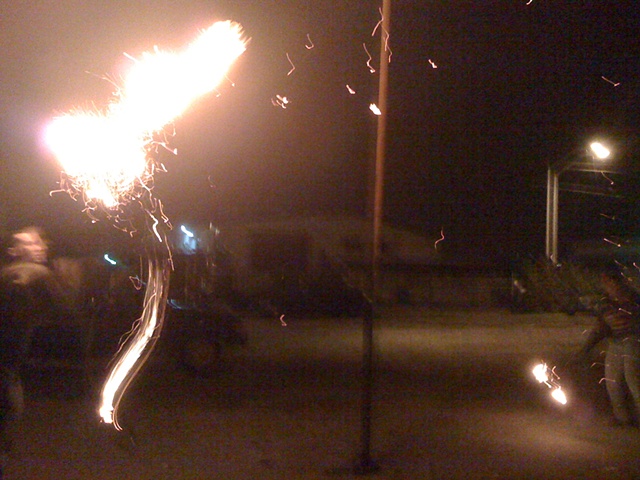 Flaming Tetherball, Hazardfactory, May 10