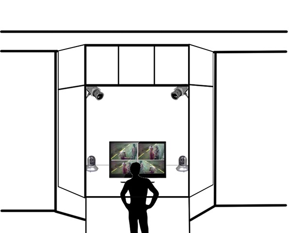 Proceed
concept sketch for store front window