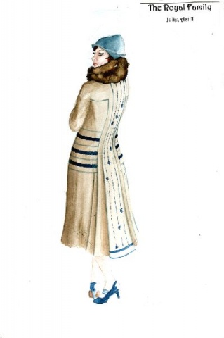 Julie in coat