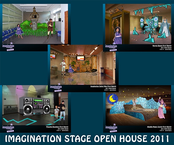 Imagination Stage Open House 2011 Set Designs.