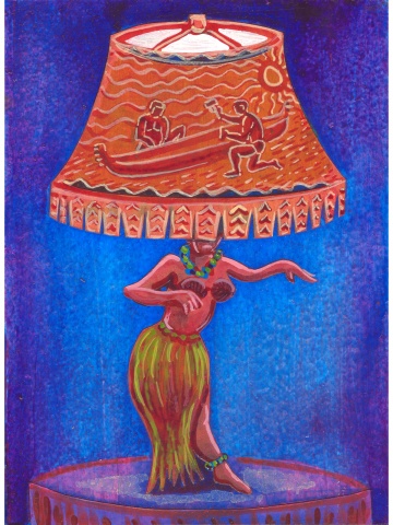 Canoe Lamp (sold)