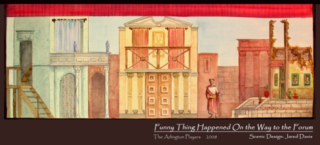 Funny Thing Happened on the Way to the Forum Painters Elevation