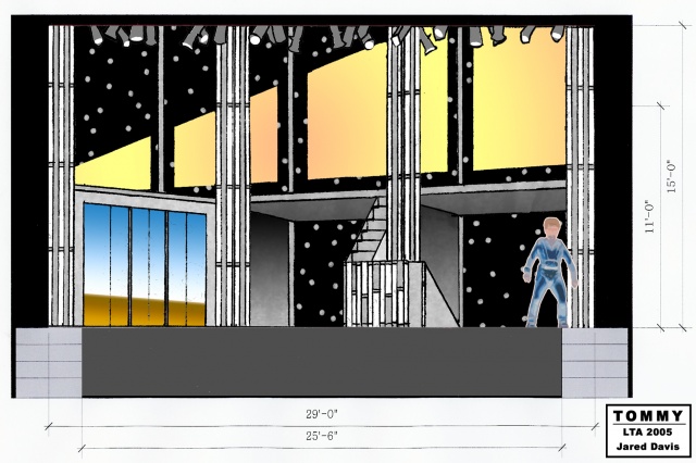 Set Design for Tommy, Little Theater of Alexandria