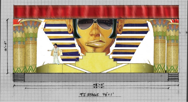 Set Design for Joseph and the Amazing Technicolor Dreamcoat, Arlington Players