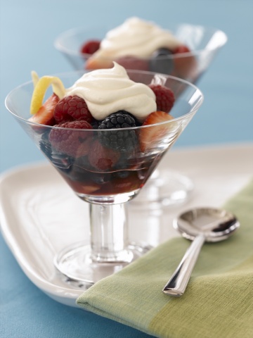 Fruit Compote with Mascarpone