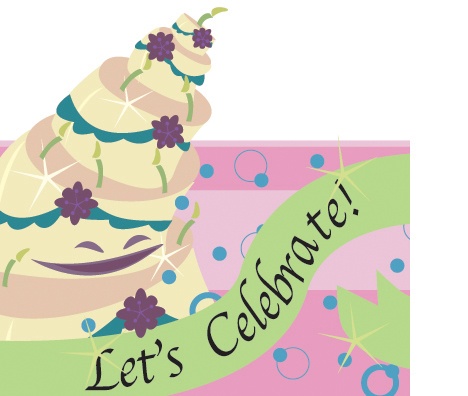 Birthday Card: "Let's Celebrate!"