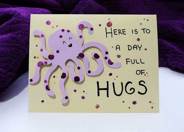 Octopus Hugs Card