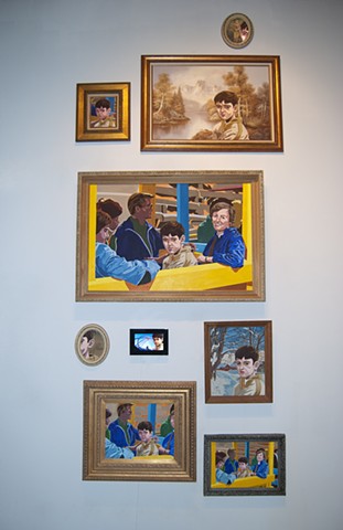 David Kagan art painting installation Mike Kelley childhood memory gallery museum New York City Cuchifritos 