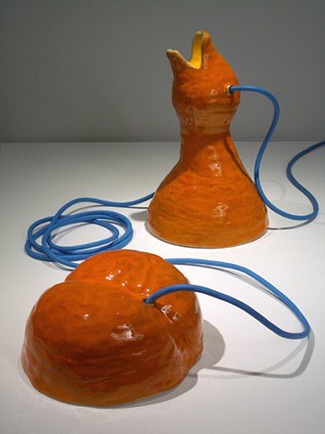 David Kagan ceramic babies Gober figural Whitney MoMA biennial gallery Otterness Chelsea sculpture soft light installation