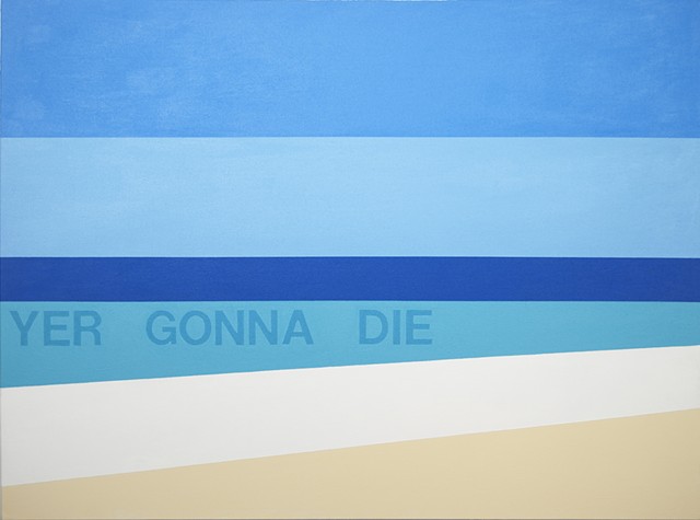 David Kagan fine art gallery painting museum landscape formalism text humor Gottlieb Warhol