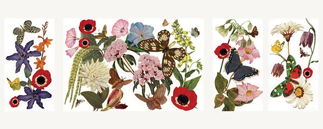 Windflowers, Cone Health, Steven D. Bell Family Heart & Vascular Center, Greensboro, NC