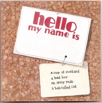 Hello My Name Is - SOLD