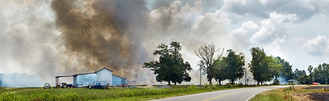 Burning Farm
