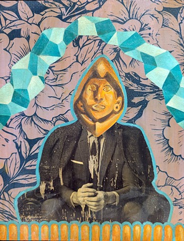 Seated Eagle Warrior