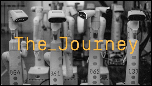 Title screen for The Journey