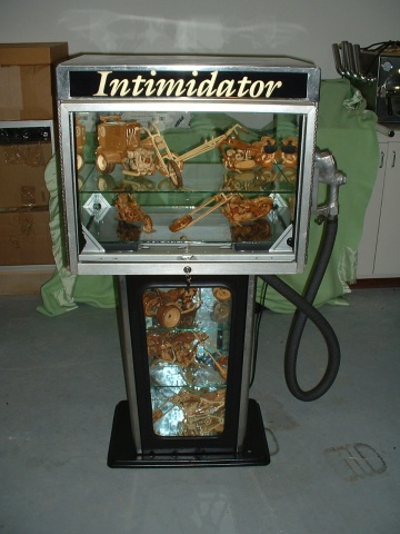 gas pump display case