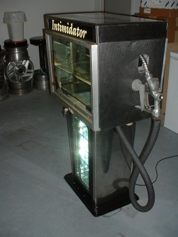 gas pump display case