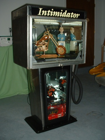 gas pump display case