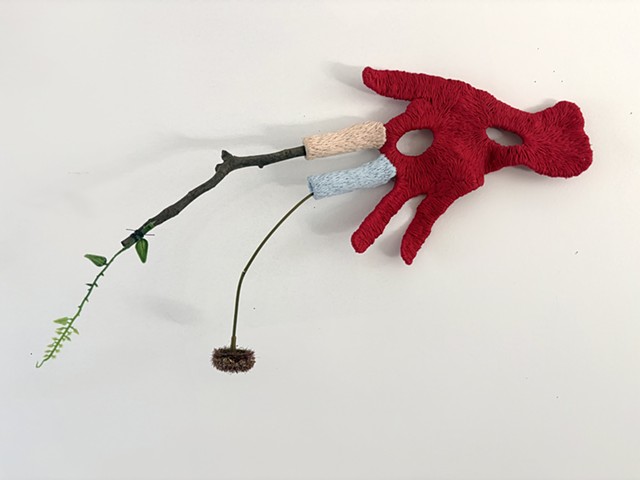 RED HAND MASK