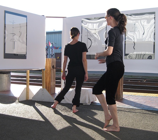 Dancers Tamara Bates and Echo Gustafson