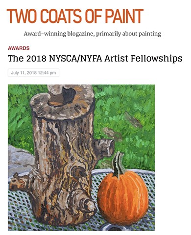 The 2018 NYSCA/NYFA Artist Fellowships on Two Coats of Paint