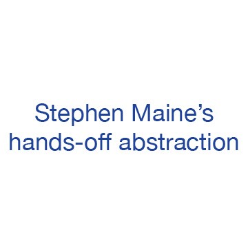 Stephen Maine’s hands-off abstraction