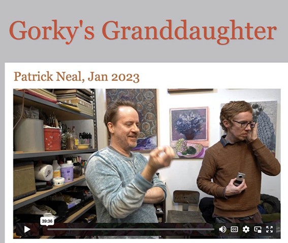Gorky's Granddaugter Studio Visit