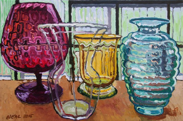 Colored Glass (Oil)