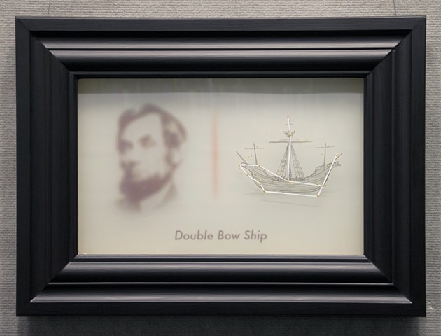 double bow ship with abraham lincoln by michael paulus