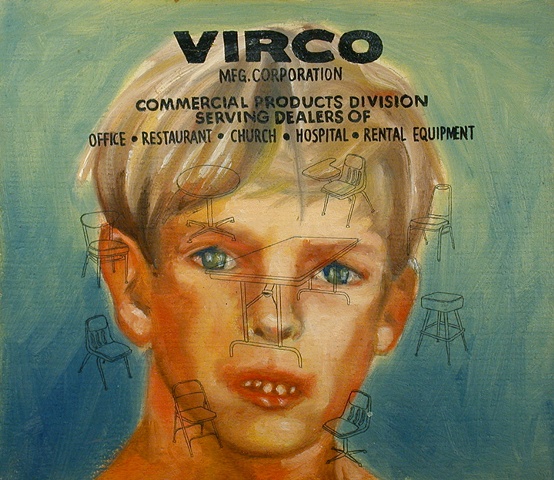 virco corporation oil on panel by michael paulus