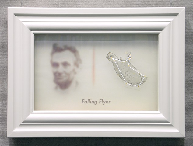 falling flyer with abraham lincoln by michael paulus