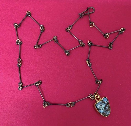 18K/Sterling Golden Hills necklace