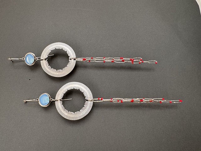 Sun/Moon earrings 