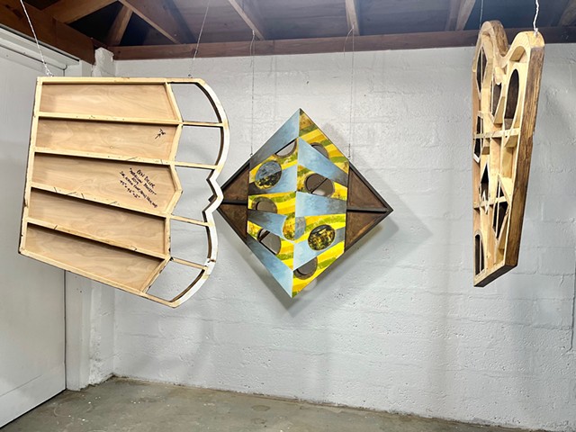 shaped panels-garage studio
