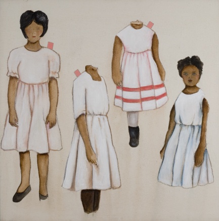 White Girl,  Black Paper Dolls