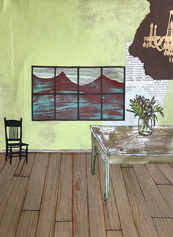 Room with Chandelier