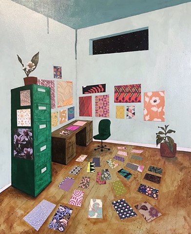 Monuts Office on Canvas