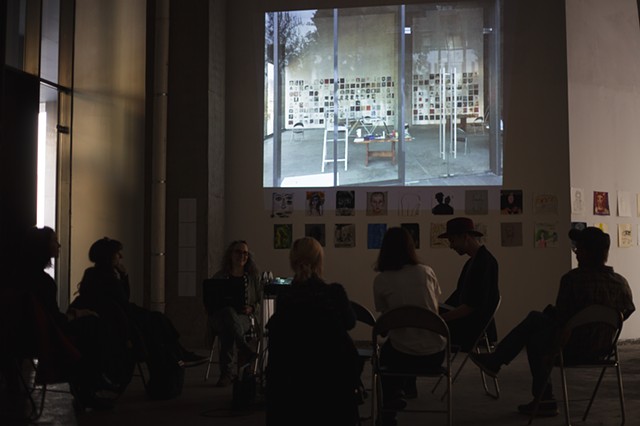 Anne Harris's public presentation, Espacio Andrea Brunson.