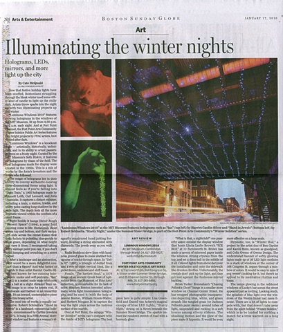 the Boston Globe 1/17/2010