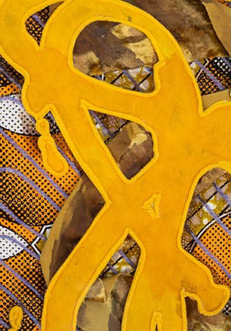 She wore yellow (because she wouldn’t touch blue) (detail)