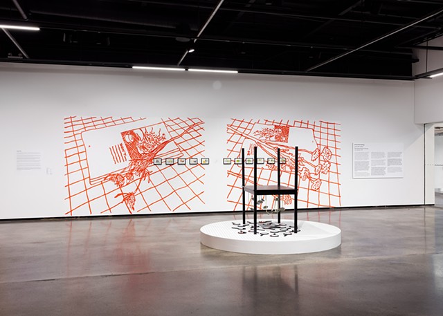 Installation view of the series HAPPENING at Gallery 235 Harbourfront centre